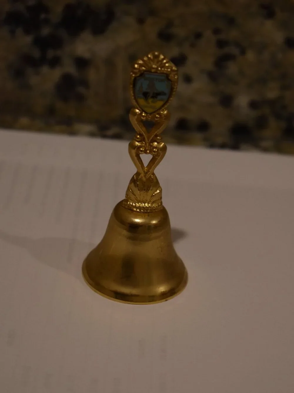 Metal Boston Mass Souvenir Bell